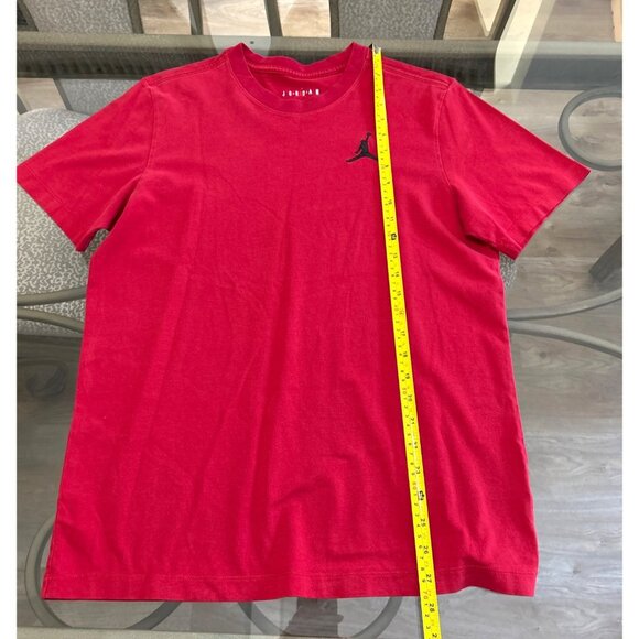 Jordan Red Short Sleeve T-Shirt With Jumpman Logo Print Mens Size M - Picture 5 of 7